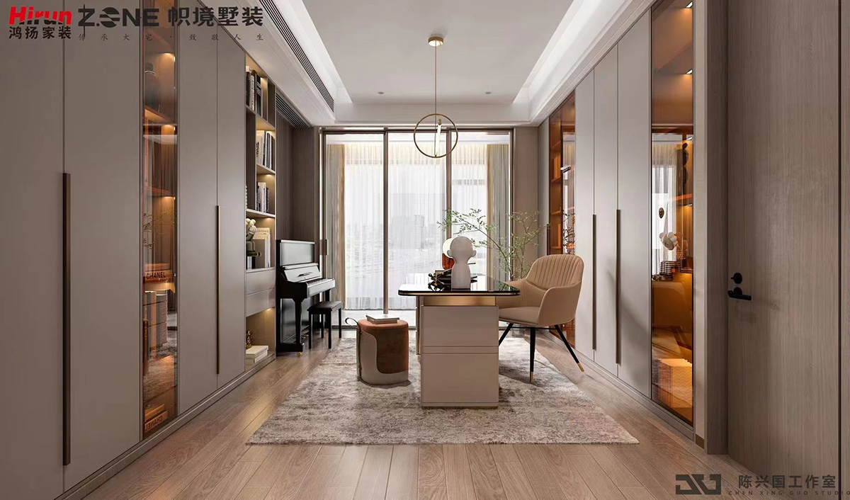明昇壹城170㎡四居室 裝修案例效果圖-4