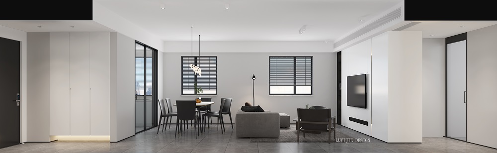 廣泰錦苑100㎡優雅繽紛二居室 裝修案例效果圖-05