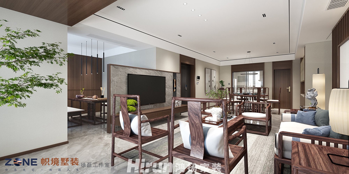 東方名苑 220㎡寫意木構大平層 裝修案例效果圖-微信圖片_20210325161402