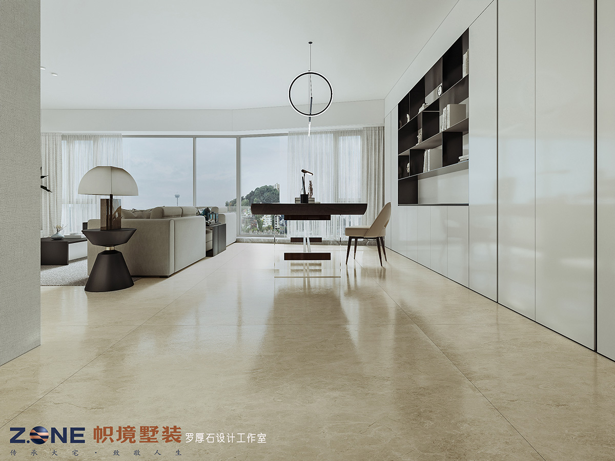 保利天璽220㎡雅致現(xiàn)代大平層 裝修案例效果圖-四