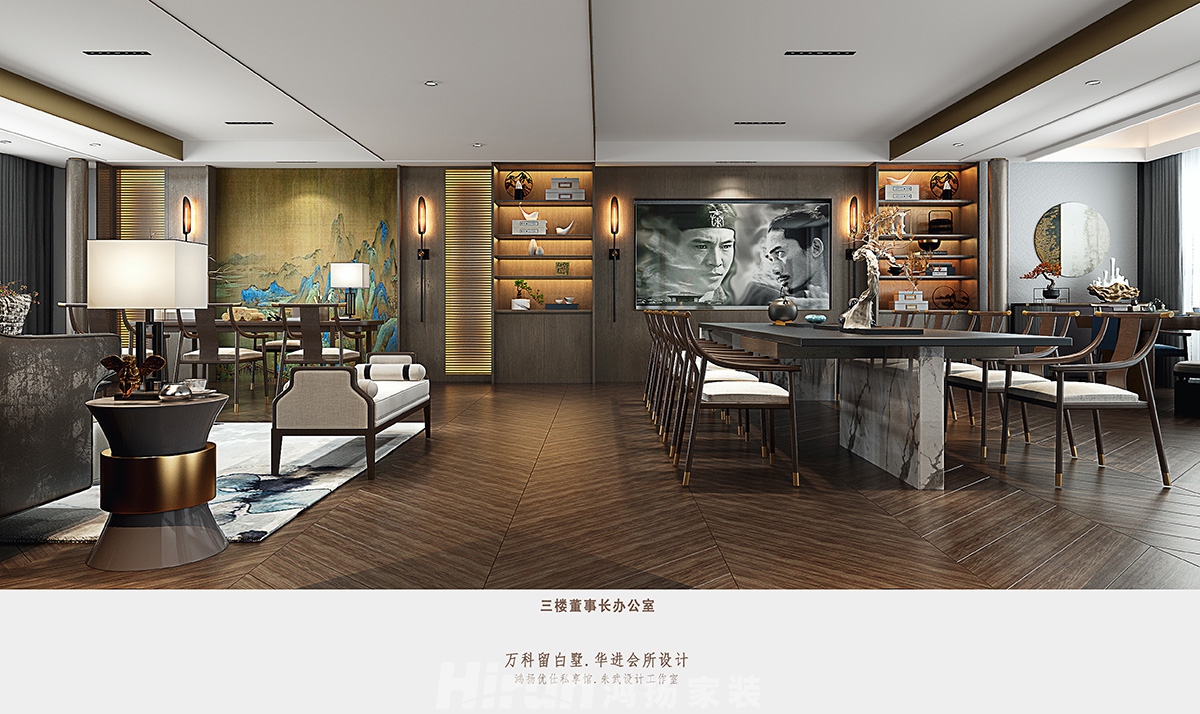 萬(wàn)科留白墅800㎡寫(xiě)意木構(gòu)會(huì)所 裝修案例效果圖-3.5