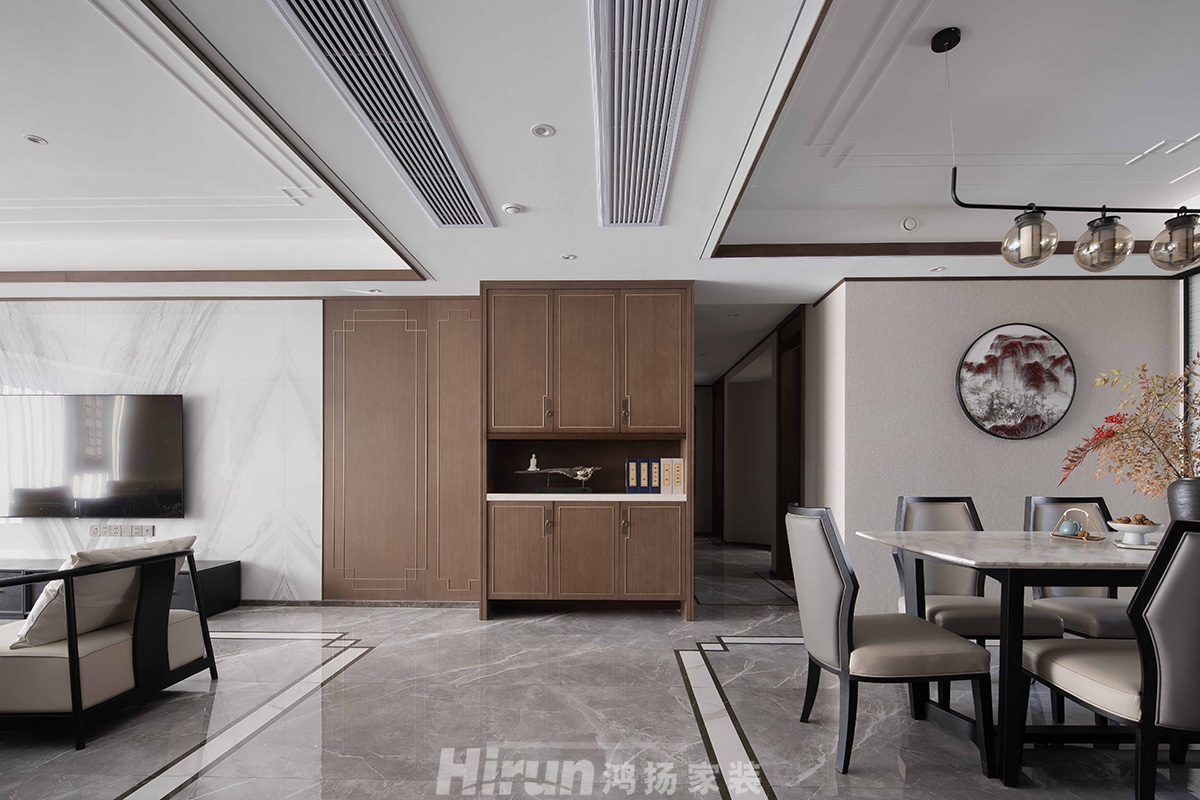 建發央璽200㎡復合寫意大平層 裝修案例實景圖-01