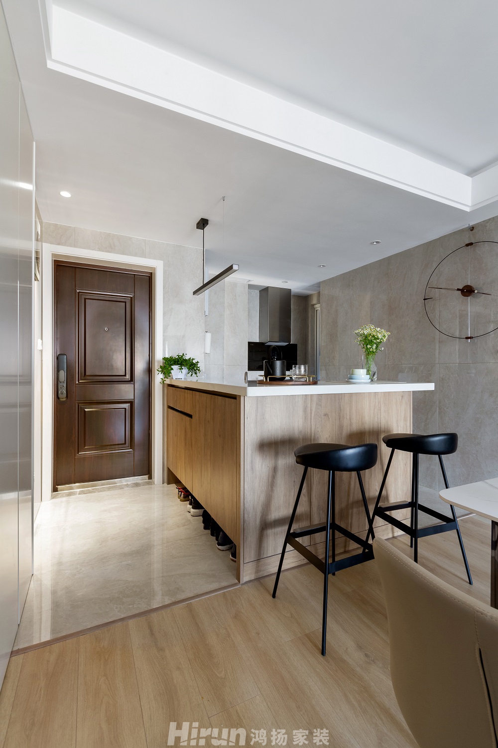 北辰三角洲118㎡北歐之光三居室 裝修案例效果圖-002