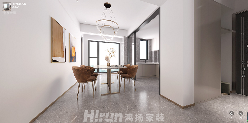 中建梅溪湖中心160㎡北歐之光四居室 裝修案例效果圖-微信截圖_20210526162931