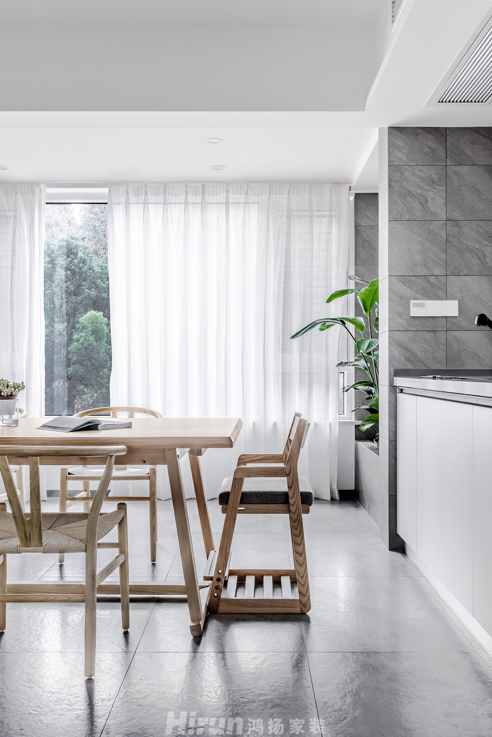 梅嶺國際190㎡北歐之光大平層 裝修案例效果圖-梅嶺國際 (11)