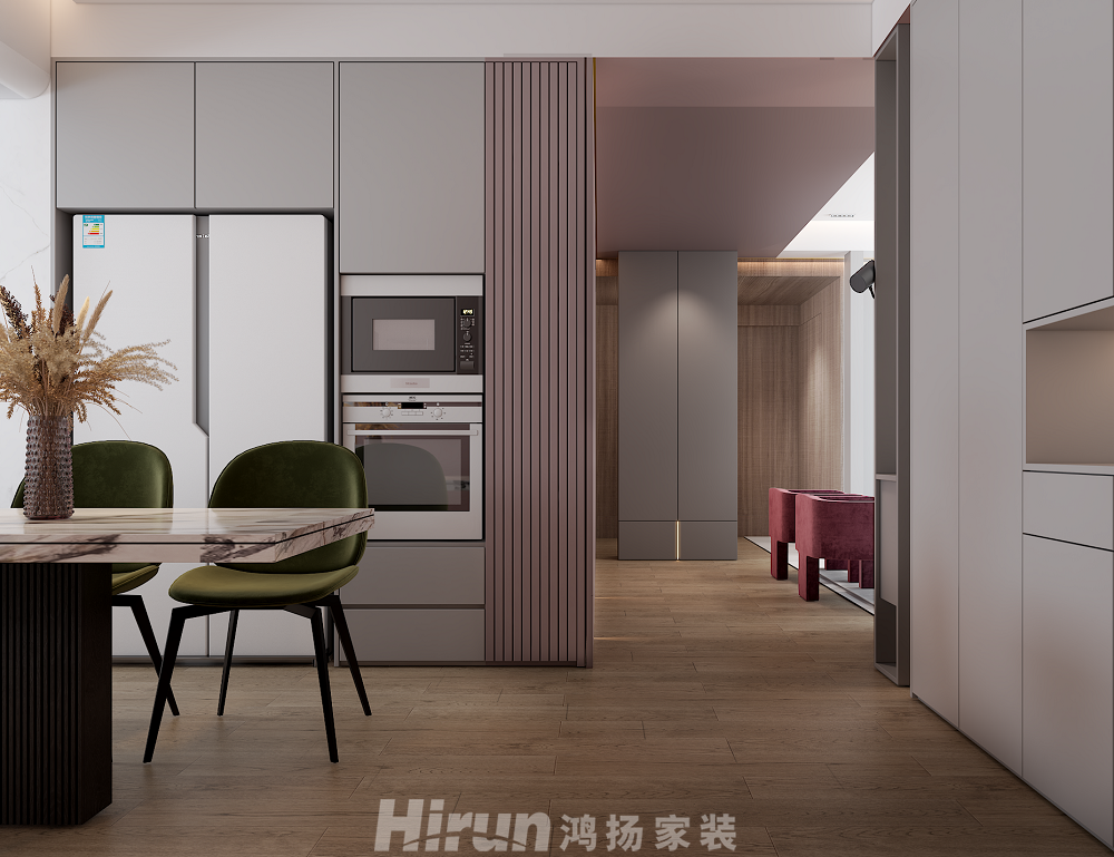 八方小區120㎡雅致現代三居室 裝修案例效果圖-門廳