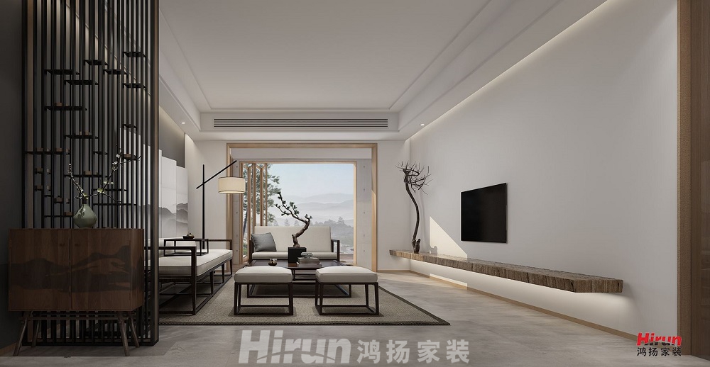 五礦萬(wàn)境水岸200㎡復(fù)合寫意大平層 裝修案例效果圖-5132393386415722