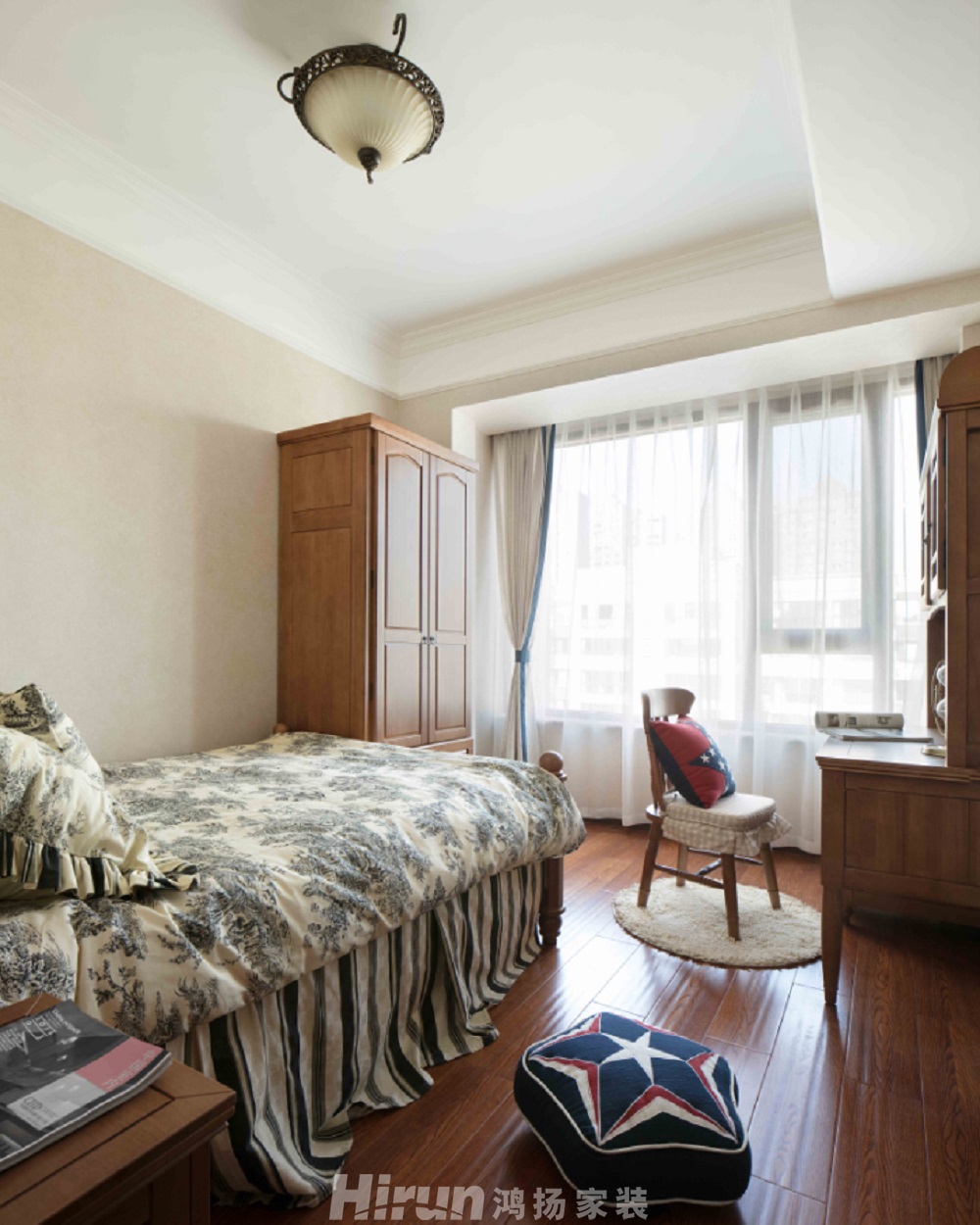 中天棲溪里177㎡歐美香頌四居室 裝修案例實(shí)景圖-07