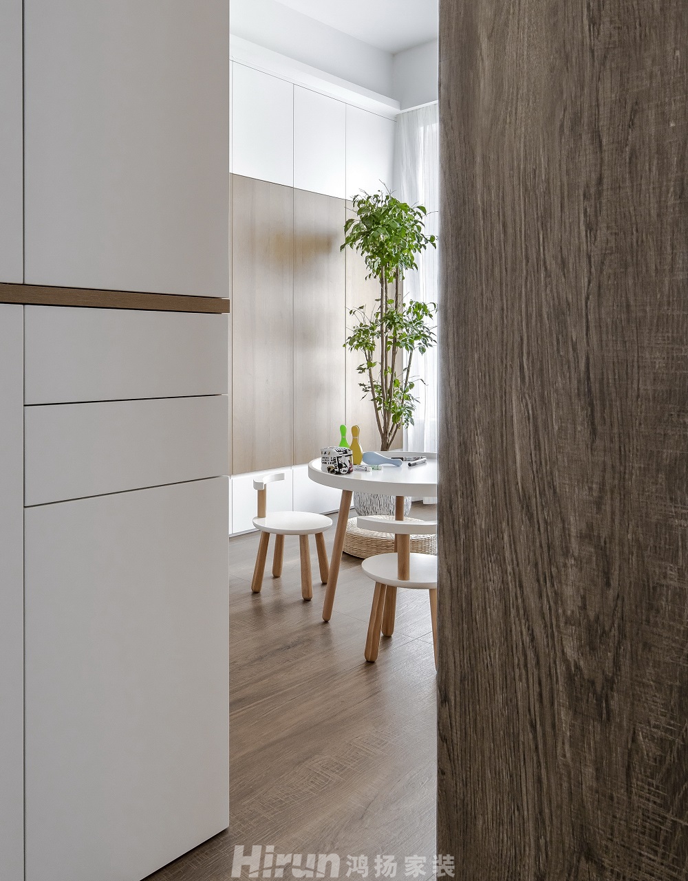 梅嶺國際190㎡北歐之光大平層 裝修案例效果圖-梅嶺國際 (15)