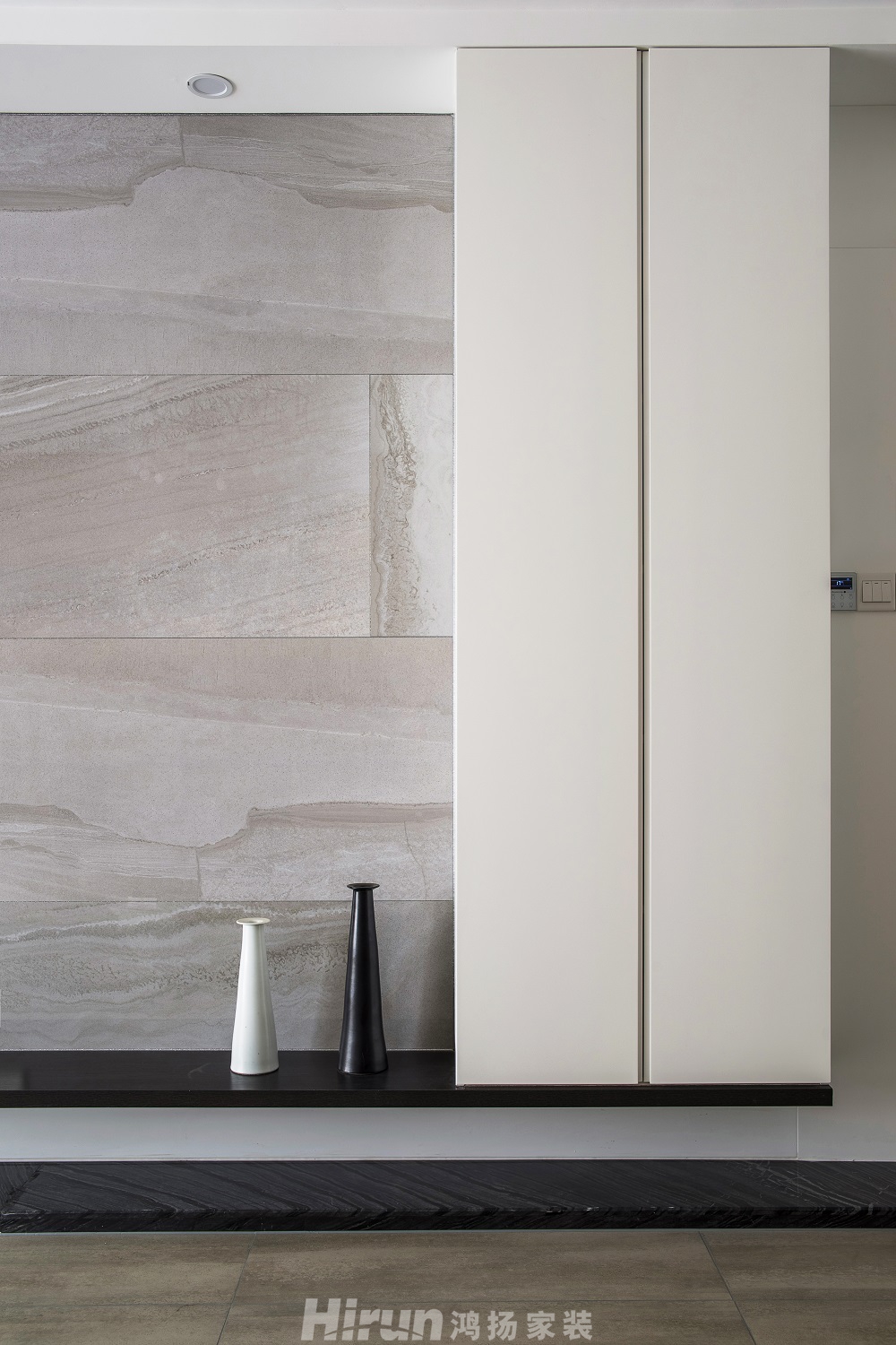 北辰三角洲140㎡雅致現代四居室 裝修案例效果圖-客廳  (4)