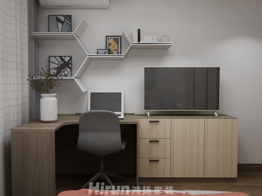 金茂灣140㎡北歐之光四居室 裝修案例效果圖-85cf317aceb7f827d47423e9d5c7473