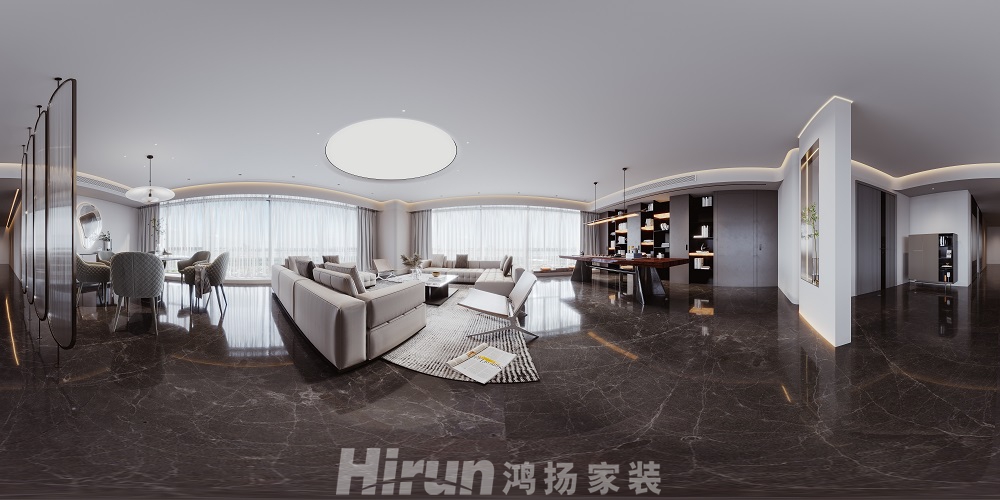 保利天禧270㎡雅致現代大平層 裝修案例效果圖-output