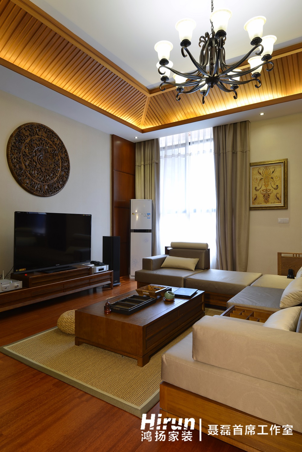 湖南婁底仙女峰別墅400㎡異域風情別墅 裝修案例效果圖-06