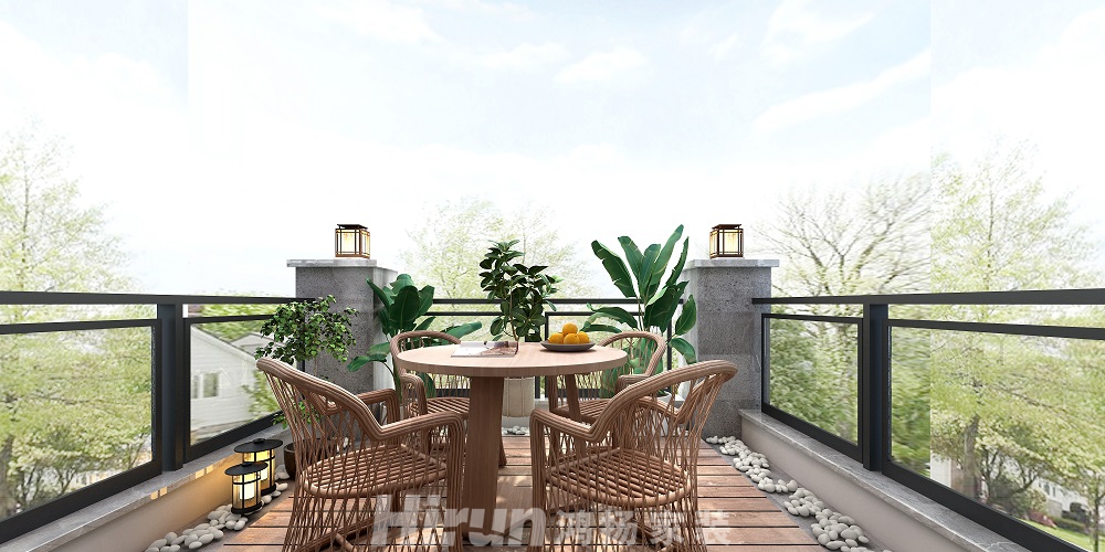 融創(chuàng)提香藍(lán)岸200㎡北歐之光復(fù)式 裝修案例效果圖-7