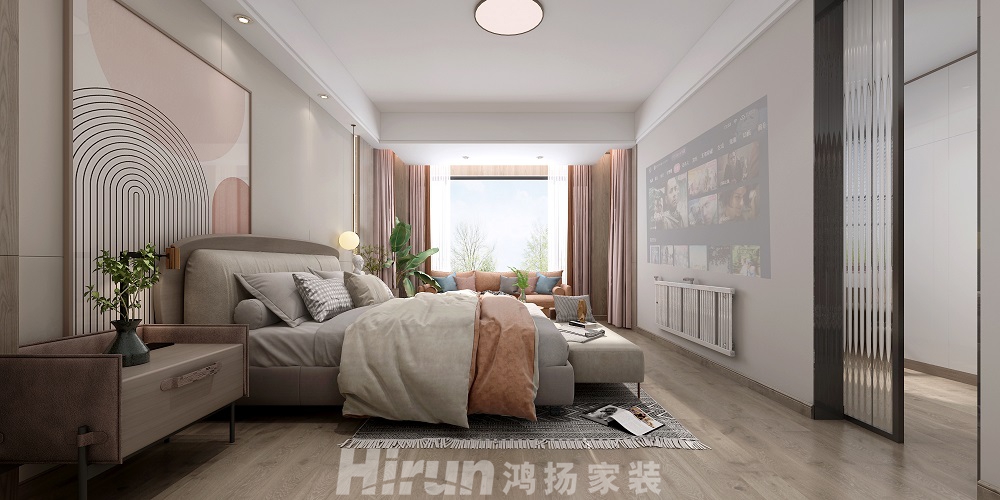 融創(chuàng)提香藍(lán)岸200㎡北歐之光復(fù)式 裝修案例效果圖-10