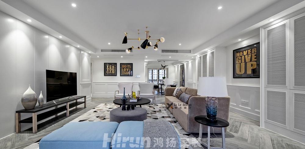 萬科高爾夫城市花園198㎡雅致現代大平層 裝修案例效果圖-(150)