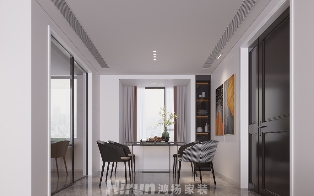 翼天中梁首府壹號138㎡北歐之光四居室 裝修案例效果圖-05