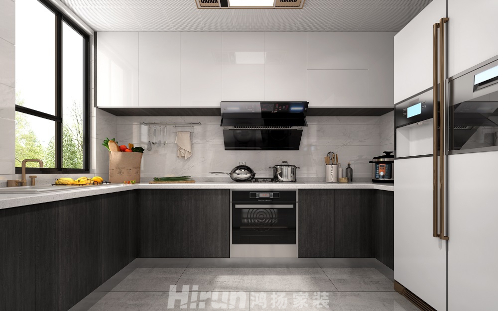 華晨神農灣168㎡雅致現代四居室 裝修案例效果圖-07