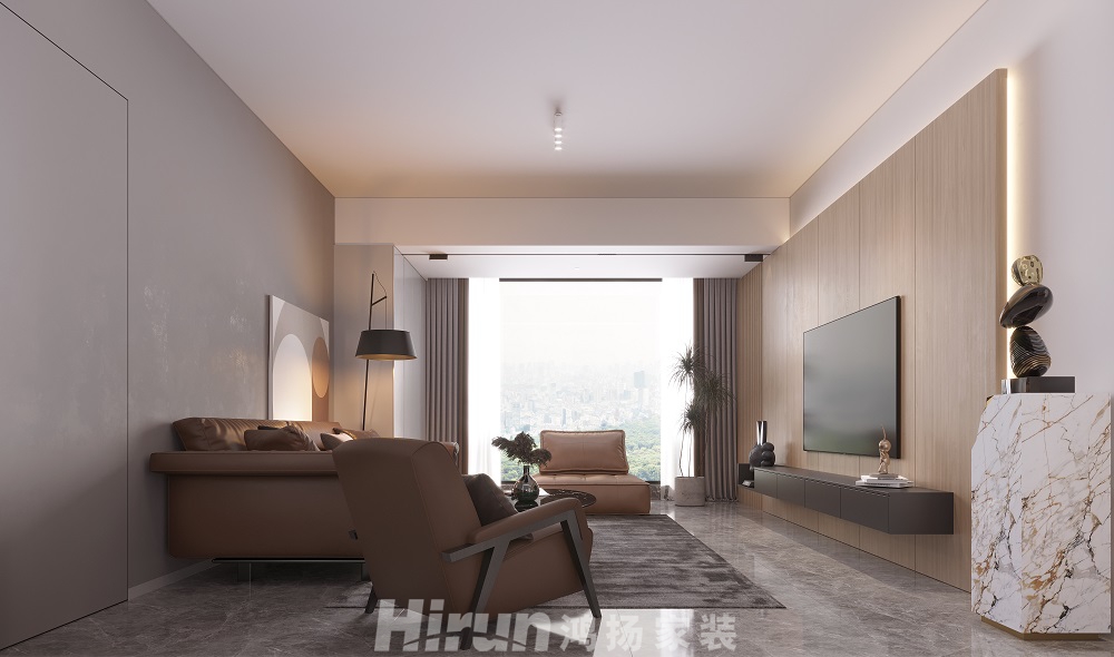 翼天中梁首府壹號138㎡北歐之光四居室 裝修案例效果圖-02