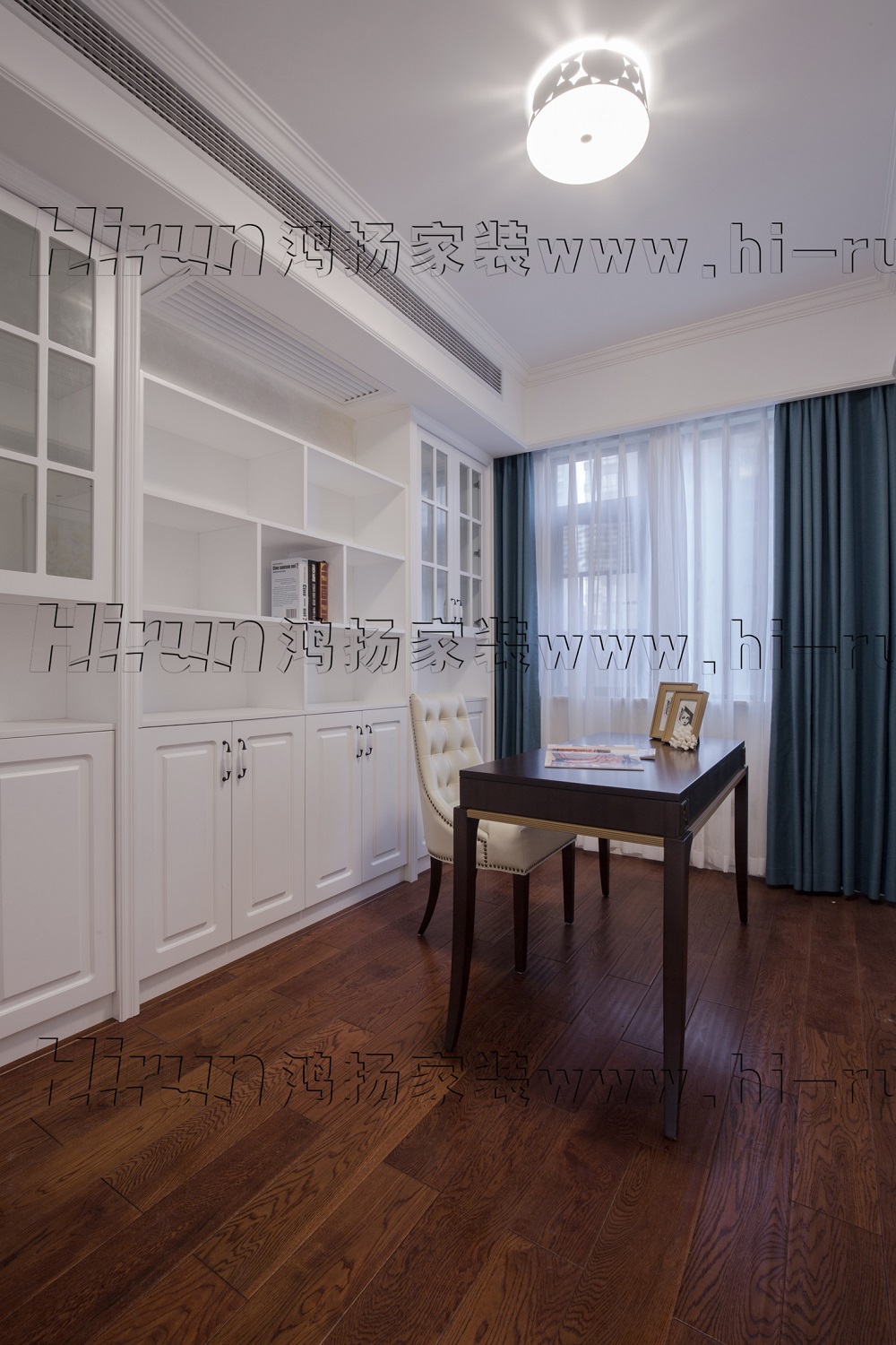 恒大華府130㎡輕歐簡美四居室 裝修案例效果圖-04