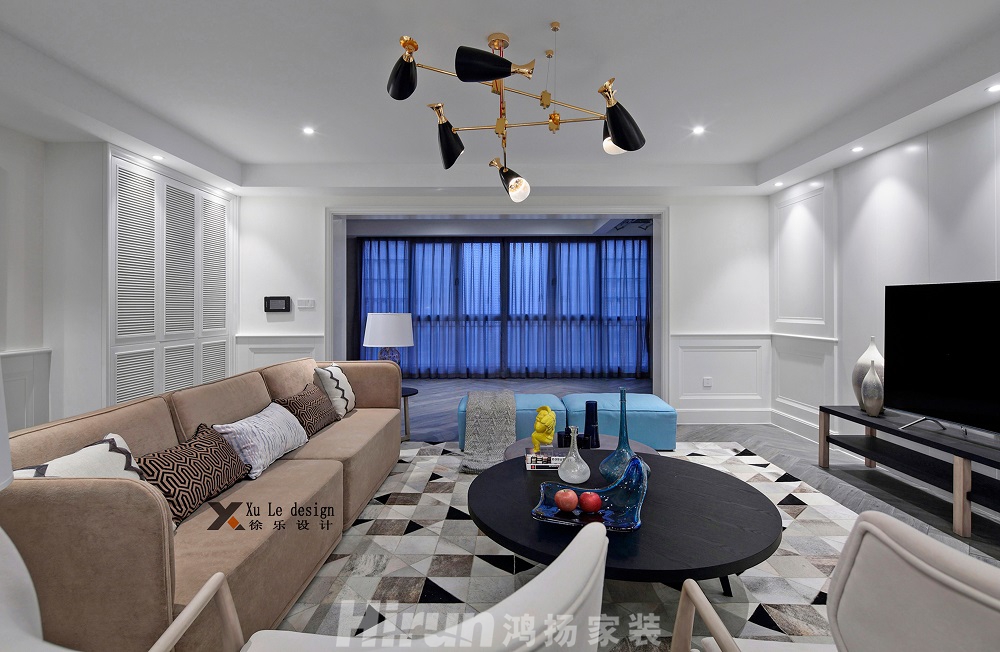 萬科高爾夫城市花園198㎡雅致現代大平層 裝修案例效果圖-(156)