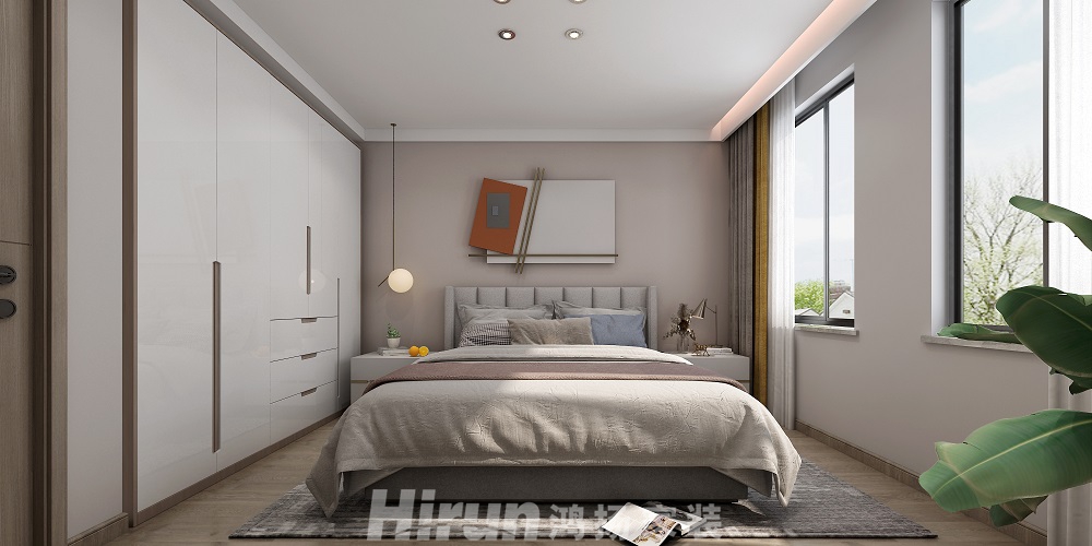 融創(chuàng)提香藍(lán)岸200㎡北歐之光復(fù)式 裝修案例效果圖-8