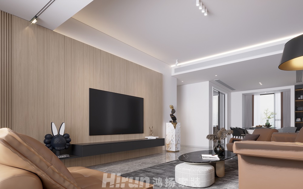 翼天中梁首府壹號138㎡北歐之光四居室 裝修案例效果圖-04