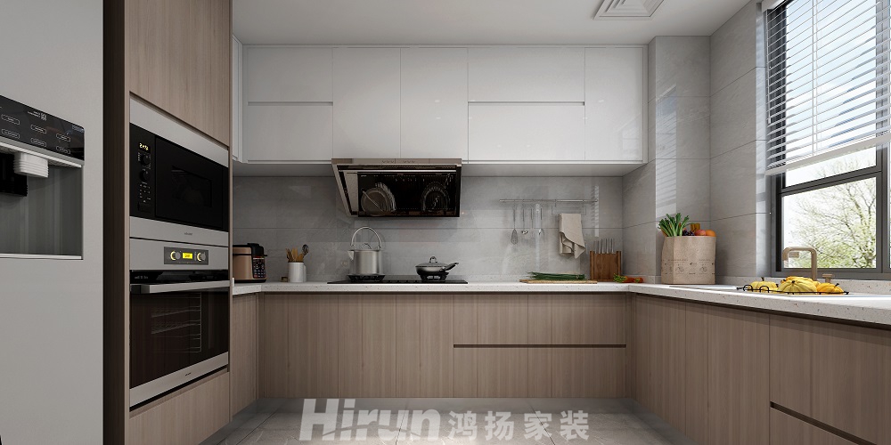 融創(chuàng)提香藍(lán)岸200㎡北歐之光復(fù)式 裝修案例效果圖-5