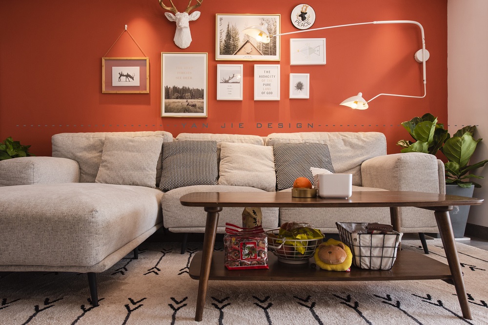 佳兆業88㎡北歐之光二居室 裝修案例效果圖-2