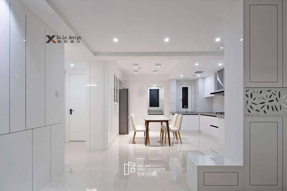 華潤翡翠城140㎡雅致現代四居室 裝修案例效果圖-C9