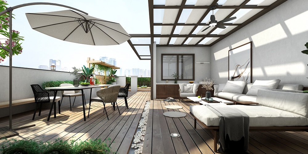 當(dāng)代上品灣320㎡復(fù)合寫意疊墅 裝修案例效果圖-15