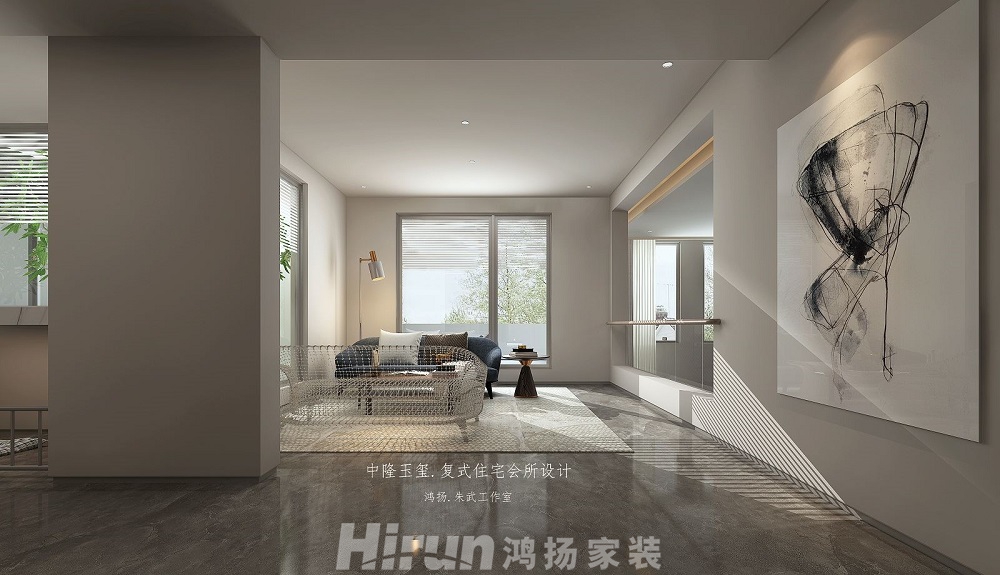 中隆玉璽170㎡雅致現(xiàn)代復(fù)式 裝修案例效果圖-X132376353780618