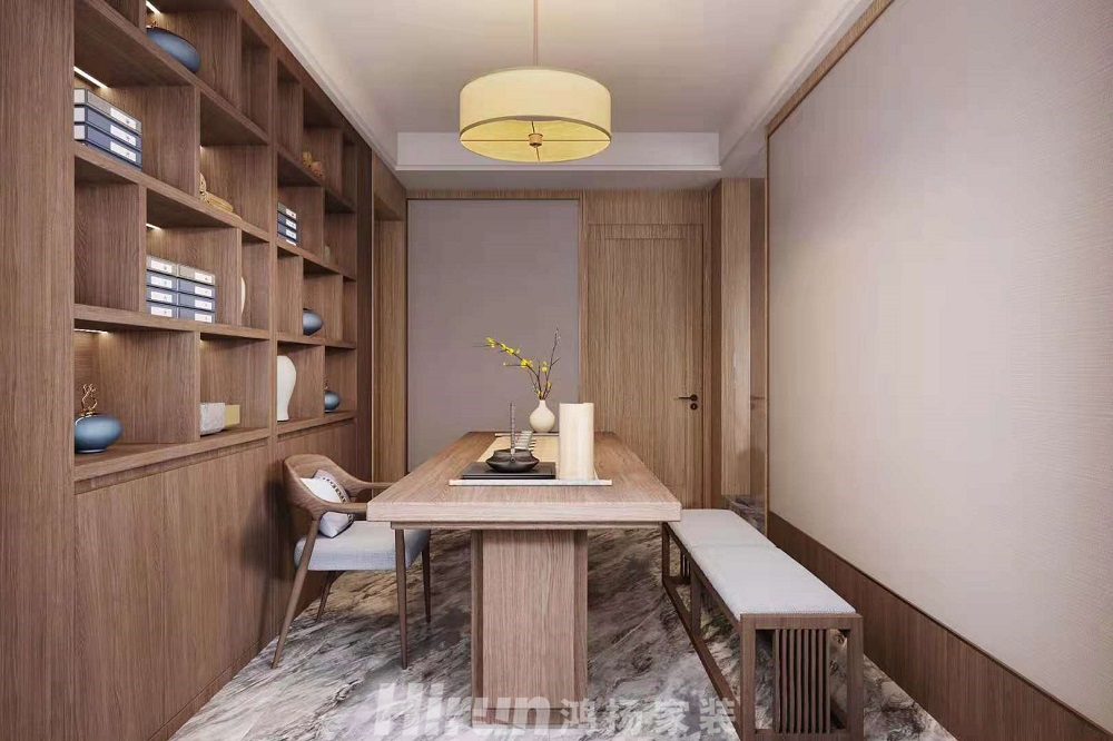 北辰中央公園150㎡意境東方四居室 裝修案例效果圖-50f322907ceab6088a5760b85cd3a11