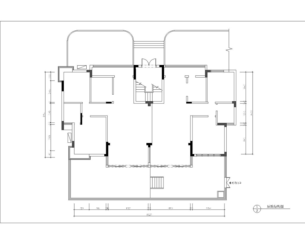 樂仙小鎮220㎡北歐之光大平層 裝修案例效果圖-原始戶型-Model
