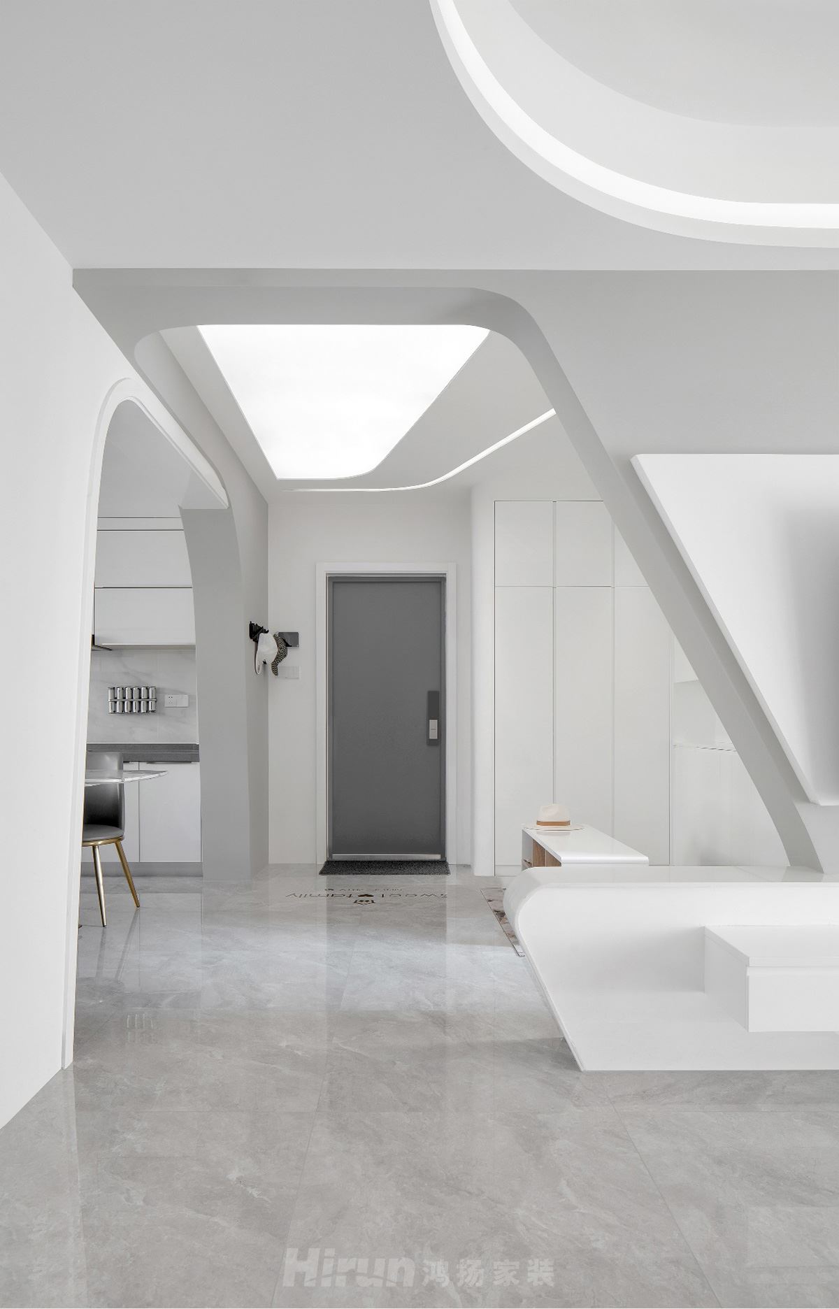 保利香檳國(guó)際115㎡仿生未來(lái)三居室 裝修案例實(shí)景圖-image24