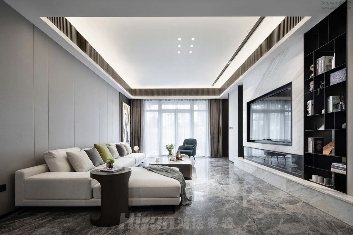 長房東旭國際130㎡雅致現代三居室 裝修案例實景圖-image7