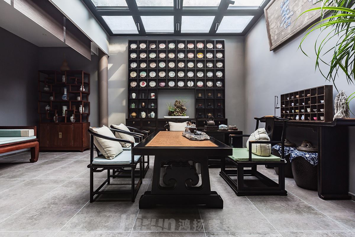 橘郡 禮頓山360㎡復合寫意別墅 裝修案例實景圖-image44