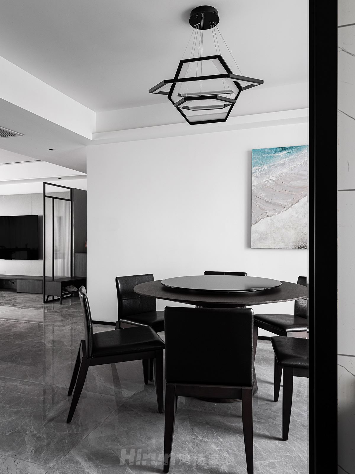 蓉國(guó)新賦145㎡雅致現(xiàn)代三居室 裝修案例實(shí)景圖-image11