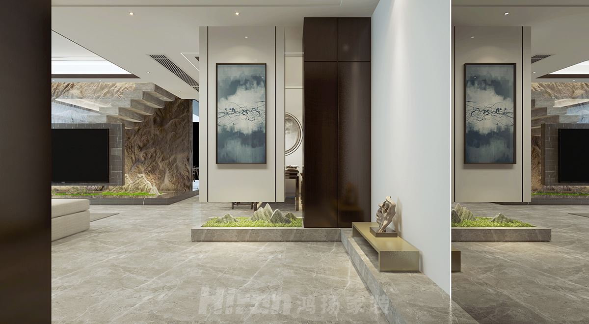 云頂梅溪湖409㎡寫意木構復式 裝修案例實景圖-fbaf97b8fd370fbfc63c22500e3ca36