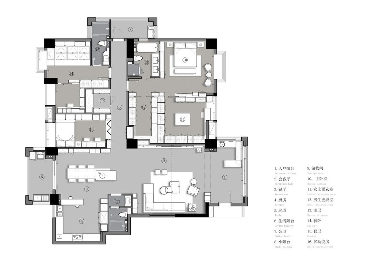 中建梅溪湖中心180㎡北歐之光四居室 裝修案例實景圖-120647hxhbzbv1eq2ehsjh.jpg.thumb
