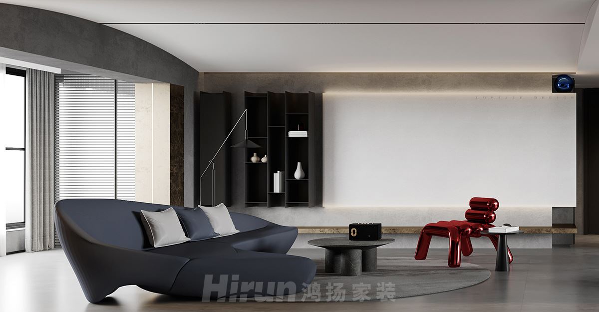 中建江山壹號220㎡雅致現代大平層 裝修案例效果圖-02