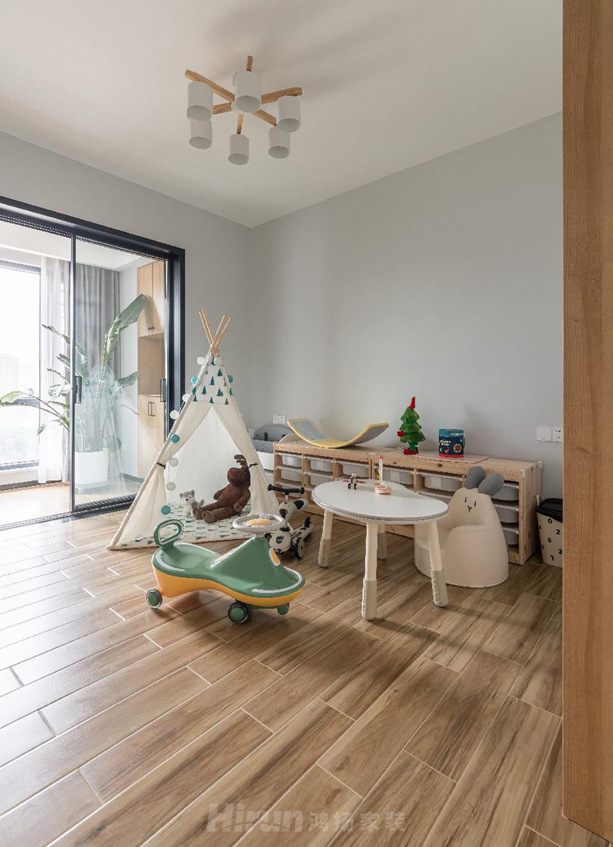 中建亮月湖瀾苑135㎡北歐之光四居室 裝修案例實景圖-image26