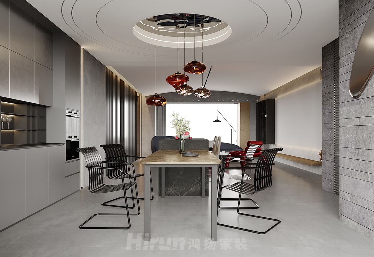 中建江山壹號220㎡雅致現代大平層 裝修案例效果圖-05