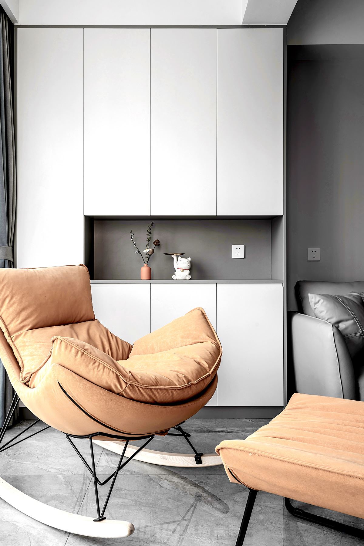 長房東旭國際126㎡雅致現代四居室 裝修案例實景圖-image23