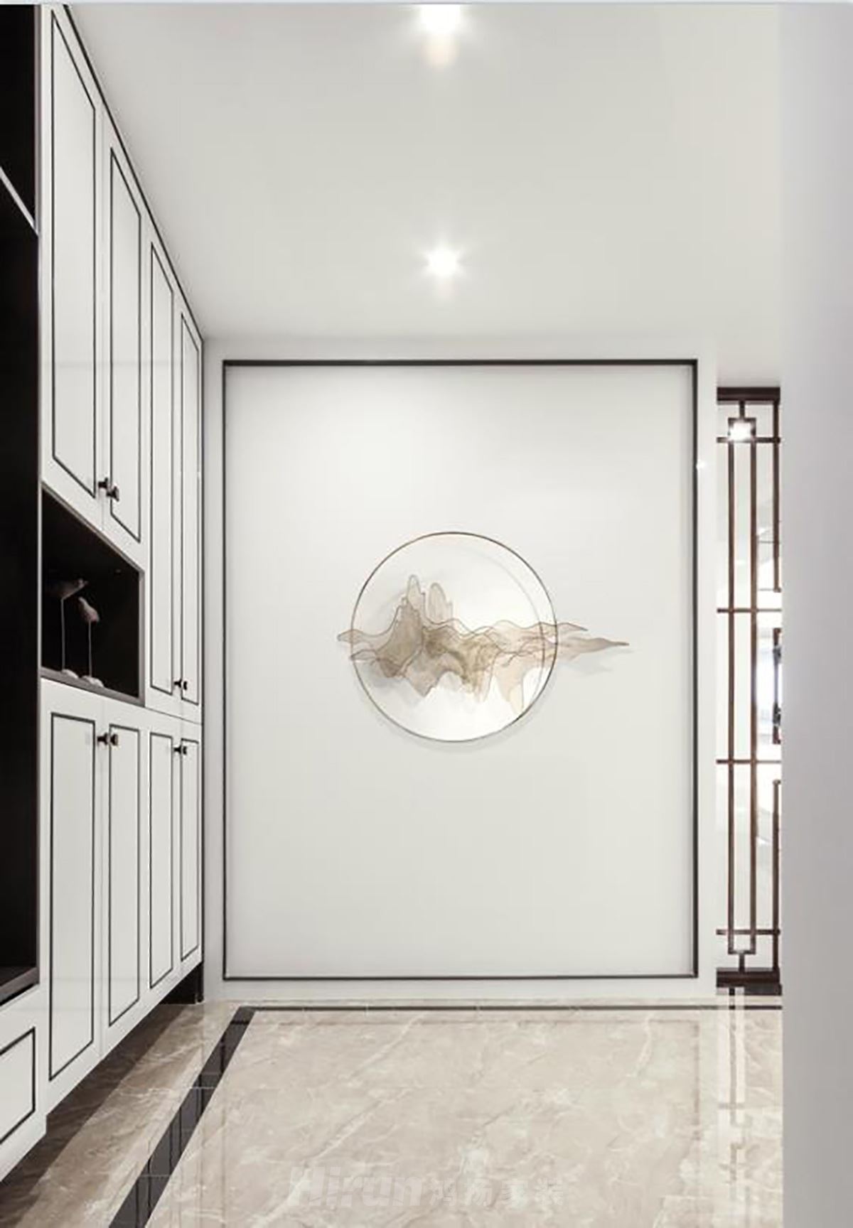 湘江壹號300㎡復(fù)合寫意四居室 裝修案例效果圖-1