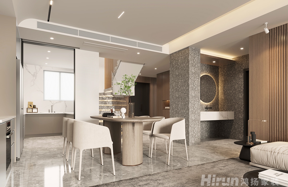 卓越千山里160㎡北歐之光別墅 裝修案例效果圖-4