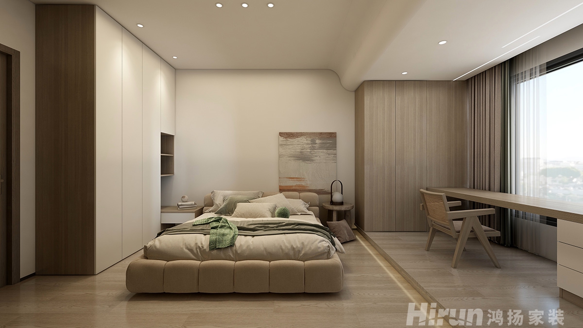 新鑫·天悅灣130㎡北歐之光四居室 裝修案例效果圖-1