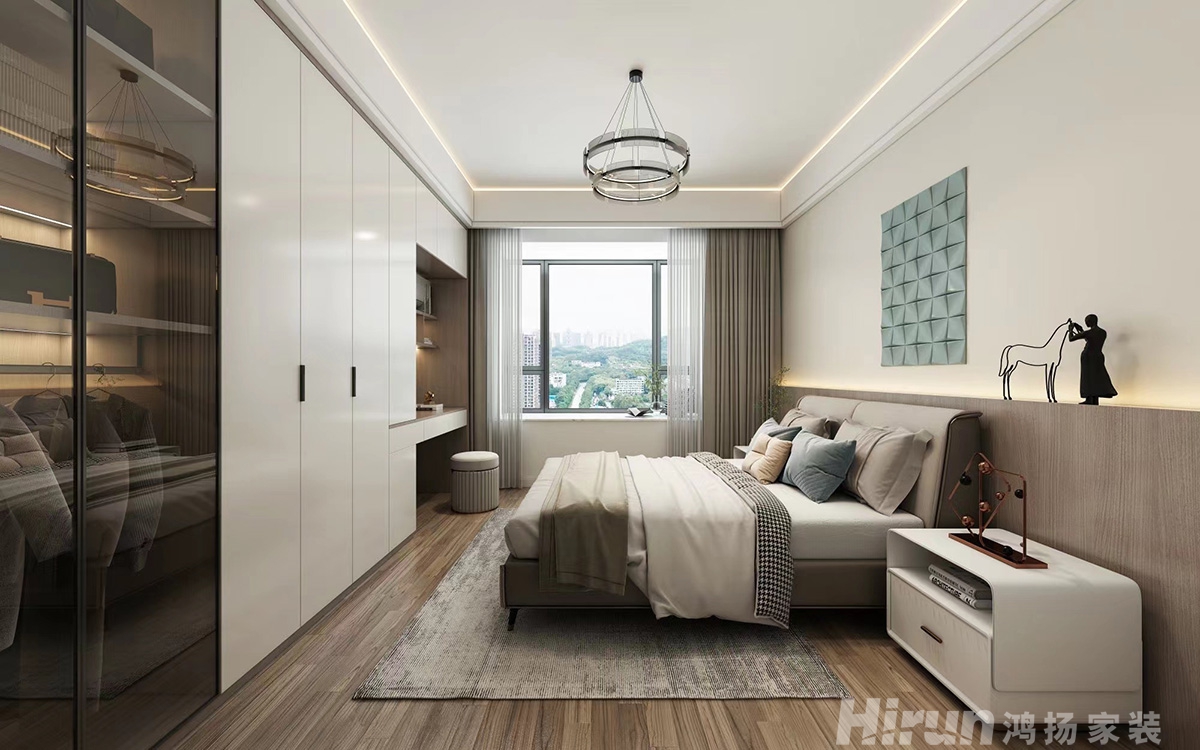 公園世家150㎡北歐之光四居室 裝修案例效果圖-1