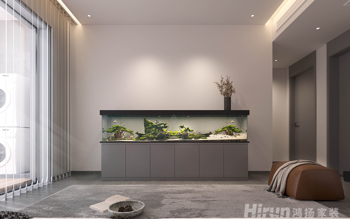 博林金谷120㎡雅致現代三居室 裝修案例效果圖-5