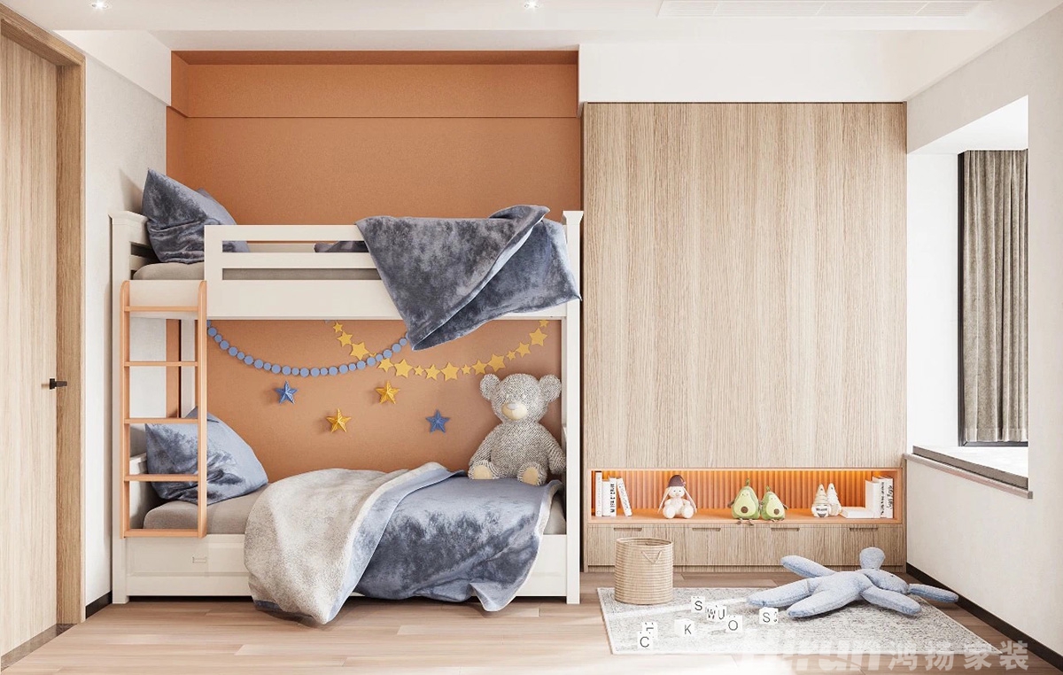 天一康園160㎡北歐之光四居室 裝修案例效果圖-5